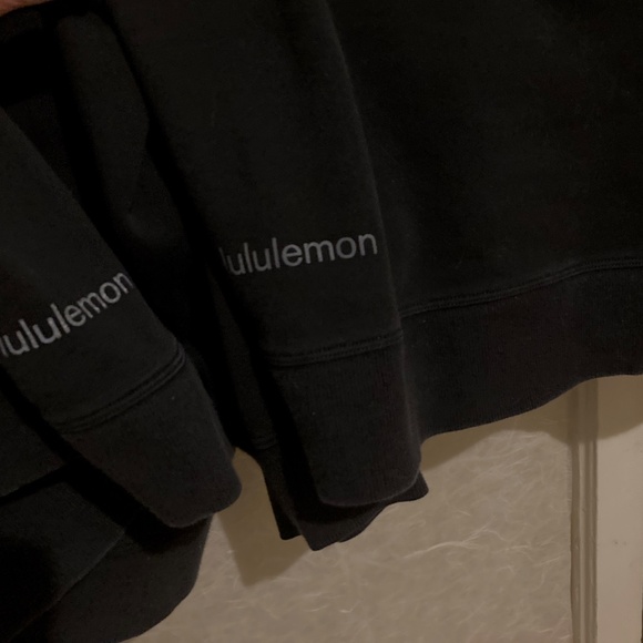 RARE Lululemon Perfectly Oversized Hoodie Black (First Release) EUC size large - Picture 8 of 11